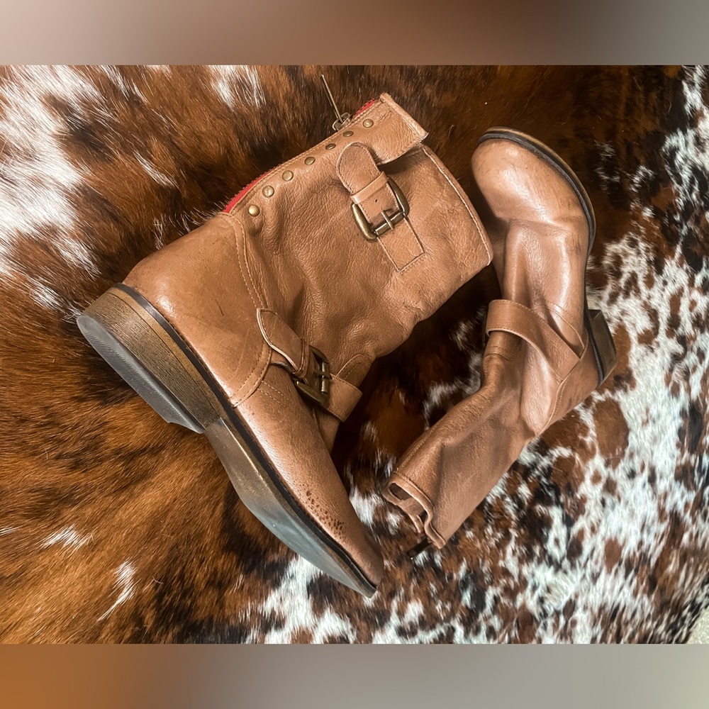 Steve Madden Zip-up Moto Boots